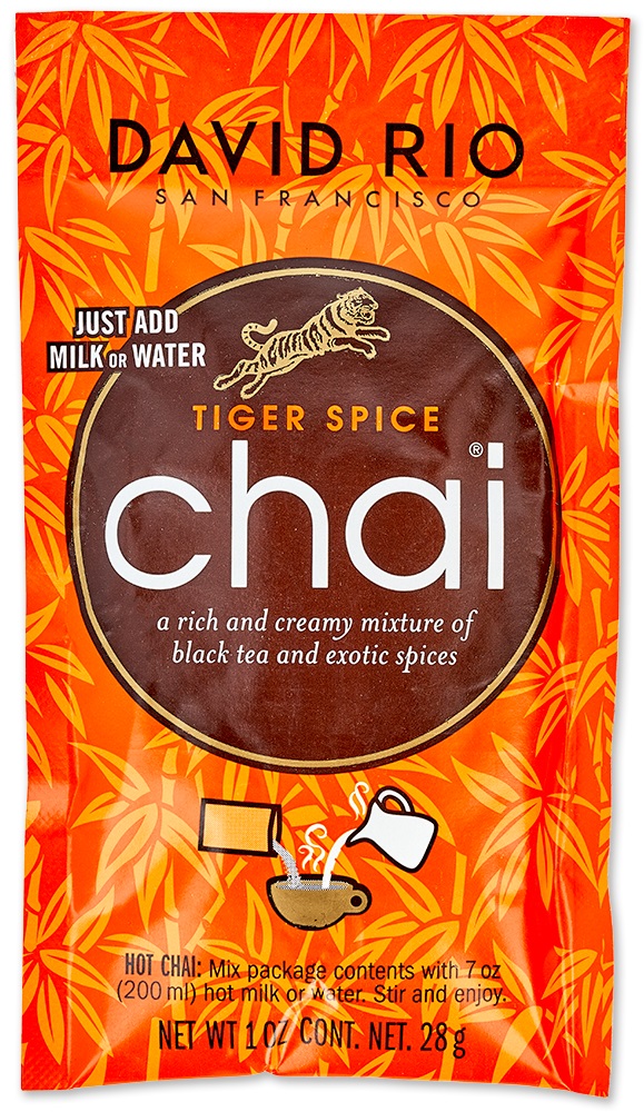 David Rio - Einzelportion - Tiger Spice Chai (12 x 28 g)