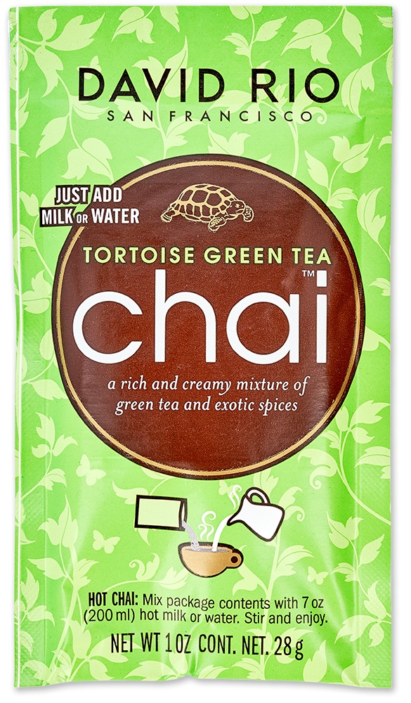 David Rio - Einzelportion - Tortoise Green Tea Chai (12 x 28 g)