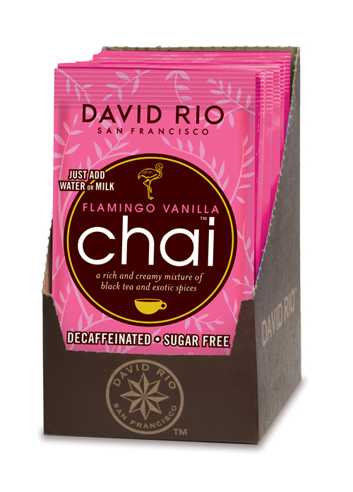 David Rio - Display - Flamingo Vanilla *decaf + zuckerreduziert* (12 x18g)