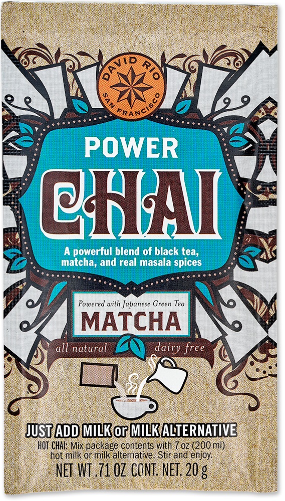 David Rio - Einzelportion - Power Chai Matcha *vegan* (12 x 20 g)