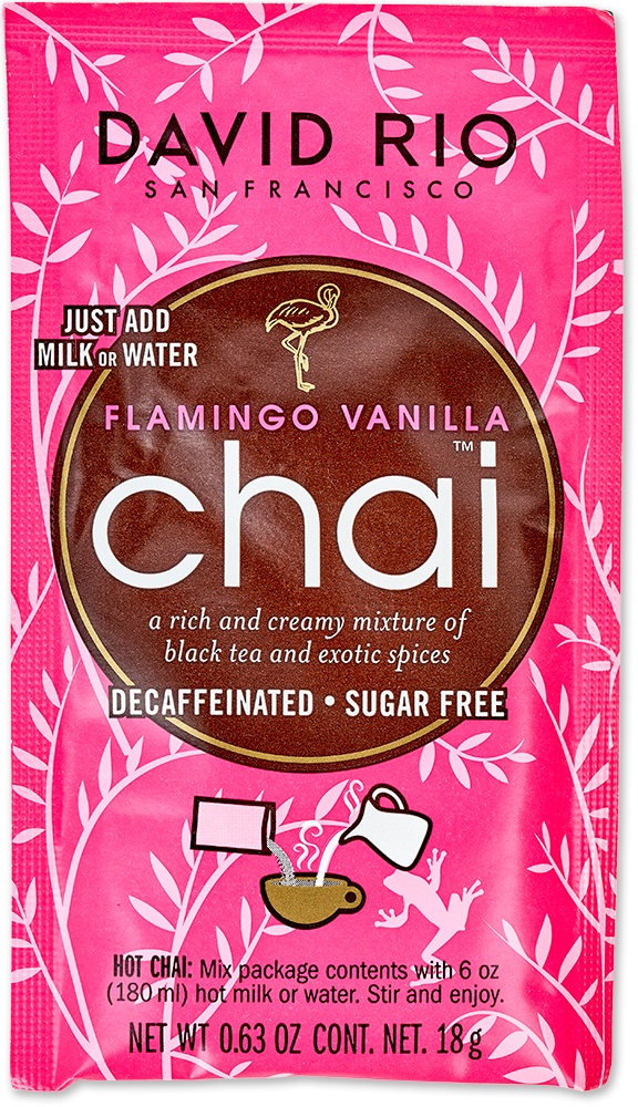 David Rio - Sachet - Flamingo Vanilla *decaf + zuckerreduziert* (18g)